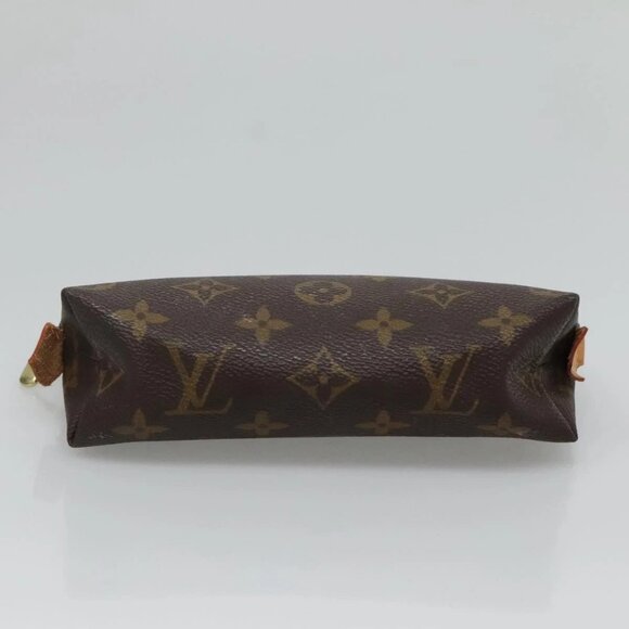 LOUIS VUITTON Monogram Pochette Cosmetic PM Cosmetic Pouch M47515 LV Auth 131212 - Picture 7 of 16